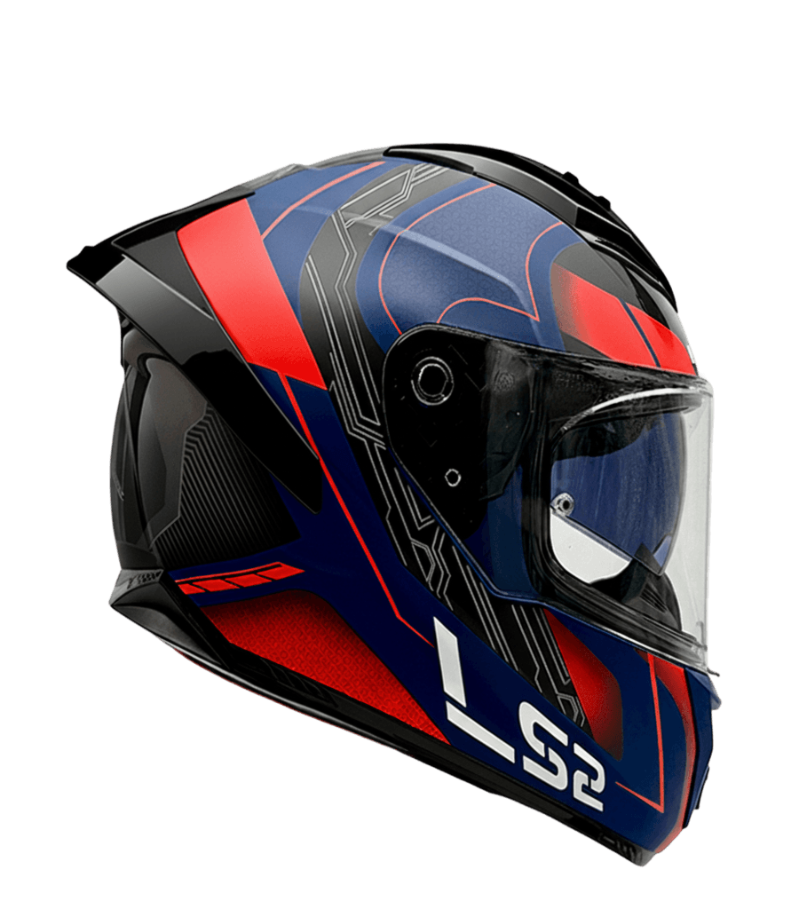 Casco LS2 806 Fusion Nexus Negro / Azul / Mate
